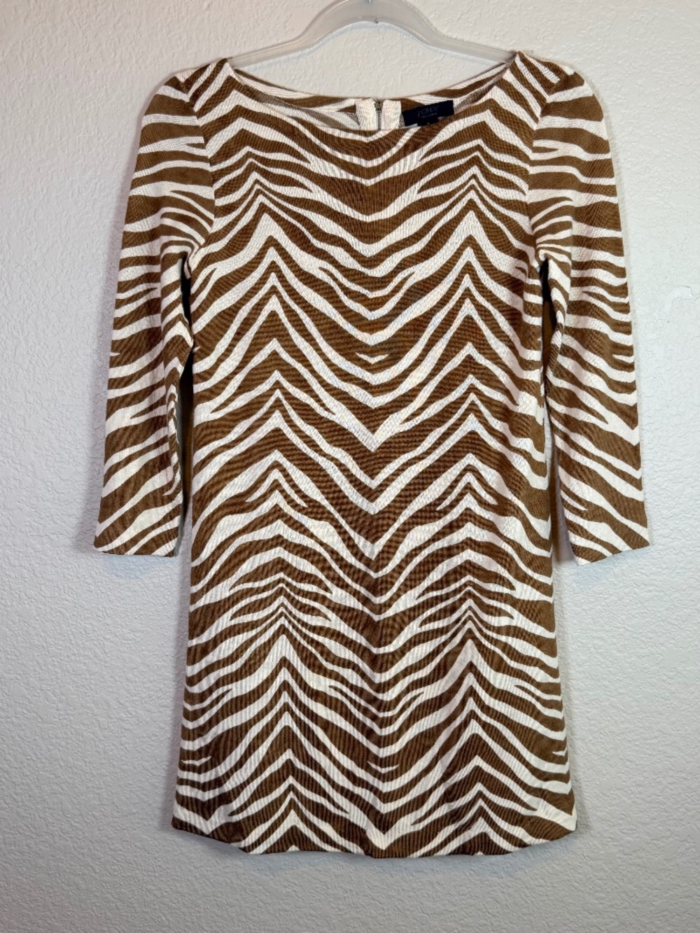 J Crew - Striped Zebra Dress